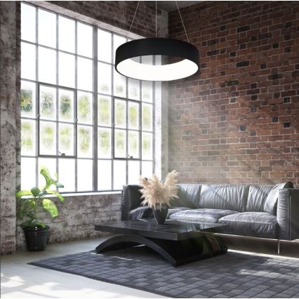 LED Luster na sajli OHIO BLACK LED/24W/230V