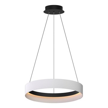 LED Luster na sajli ORBITA LED/52W/230V bijela/crna