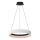 LED Luster na sajli ORBITA LED/52W/230V bijela/crna