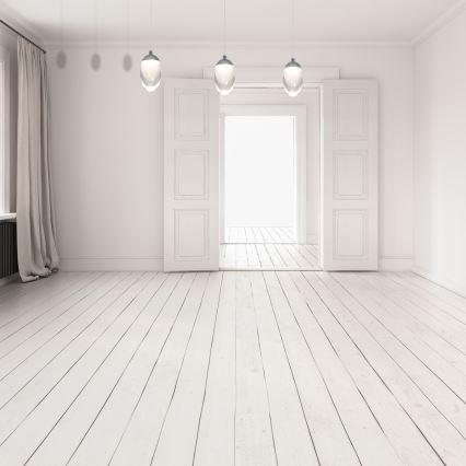 LED Luster na sajli OVO 3xLED/5W/230V