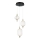 LED luster na sajli PELLUCID LED/20W/230V brončana/crna