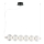 LED luster na sajli PELLUCID LED/23W/230V zlatna/prozirna