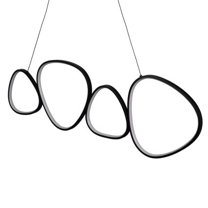 LED luster na sajli PETRA LED/48W/230V 4000K crna