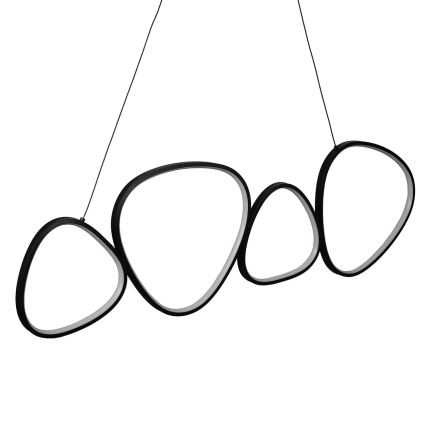 LED luster na sajli PETRA LED/48W/230V 4000K crna