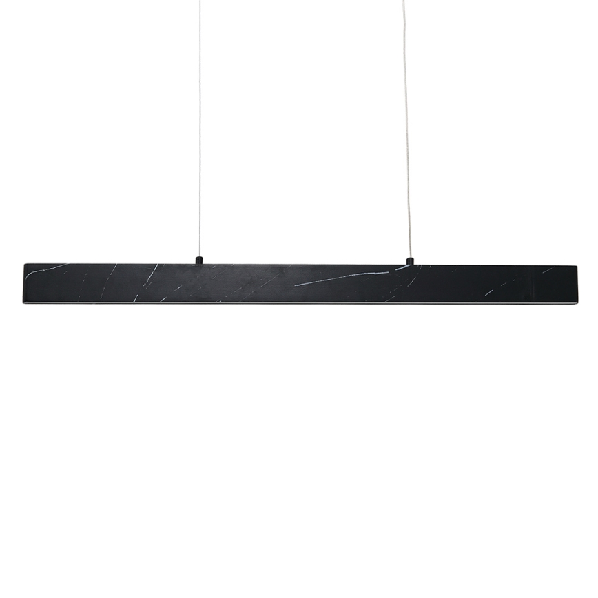 LED Luster na sajli PIERCE LED/18W/230V crna