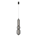LED luster na sajli PUMA LED/15W/230V Ø 14 cm crna