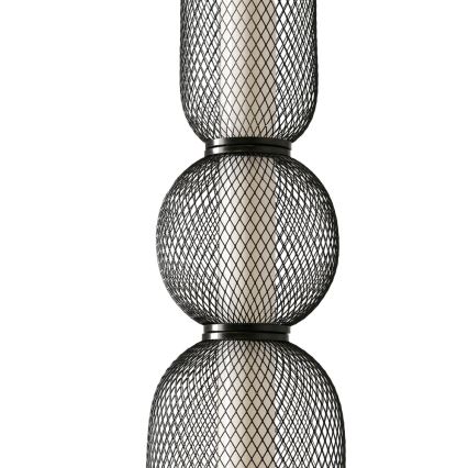 LED luster na sajli PUMA LED/15W/230V Ø 14 cm crna