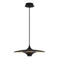 LED luster na sajli RENE LED/19W/230V CRI 90 crna