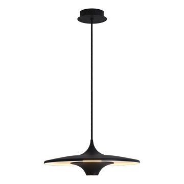 LED luster na sajli RENE LED/19W/230V CRI 90 crna