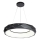 LED luster na sajli REUS LED/36W/230V 4000K promjer 61 cm crna