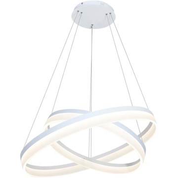 LED Luster na sajli RING s daljinskim upravljačem LED/60W/230V