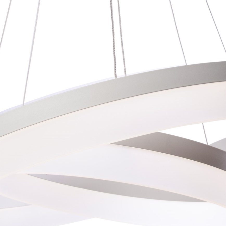 LED Luster na sajli RING s daljinskim upravljačem LED/60W/230V