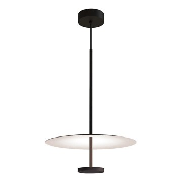 LED luster na sajli ROSS LED/13W/230V crna/bijela