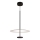 LED luster na sajli ROSS LED/13W/230V crna/bijela