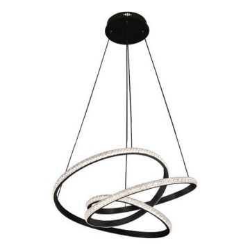 LED luster na sajli s funkcijom prigušivanja LED/90W/230V 3000-6500K promjer 47 cm + daljinski upravljač