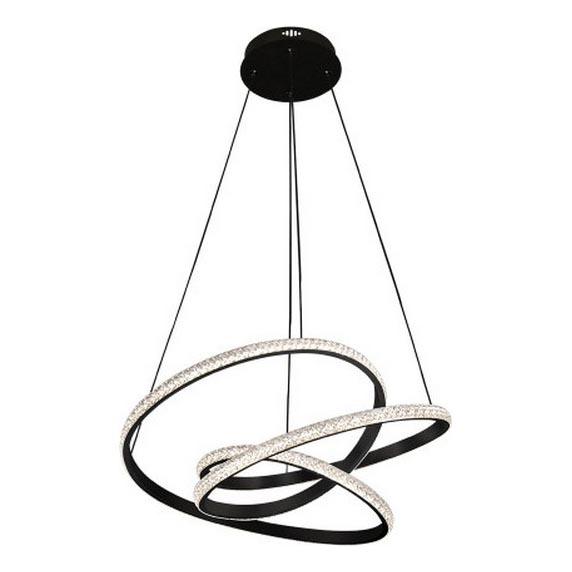 LED luster na sajli s funkcijom prigušivanja LED/90W/230V 3000-6500K promjer 47 cm + daljinski upravljač