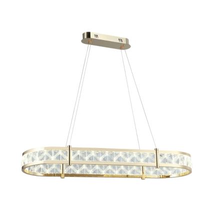 LED prigušivi kristalni luster na sajli ENRIQUE LED/50W//230V 3000-6000K + daljinski upravljač