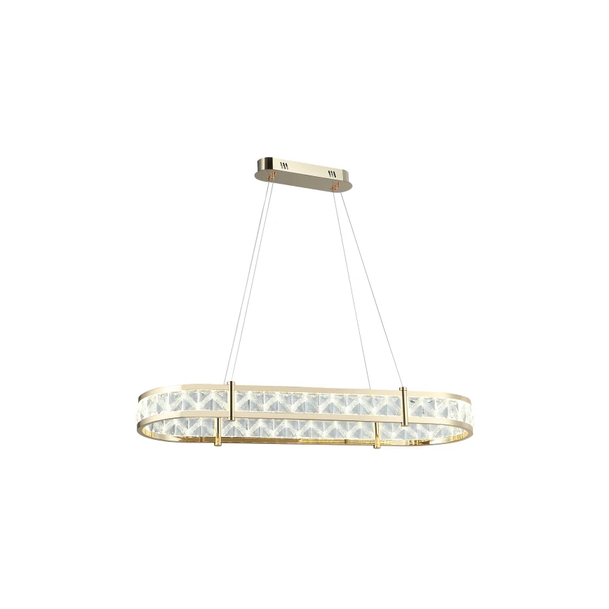 LED prigušivi kristalni luster na sajli ENRIQUE LED/50W//230V 3000-6000K + daljinski upravljač