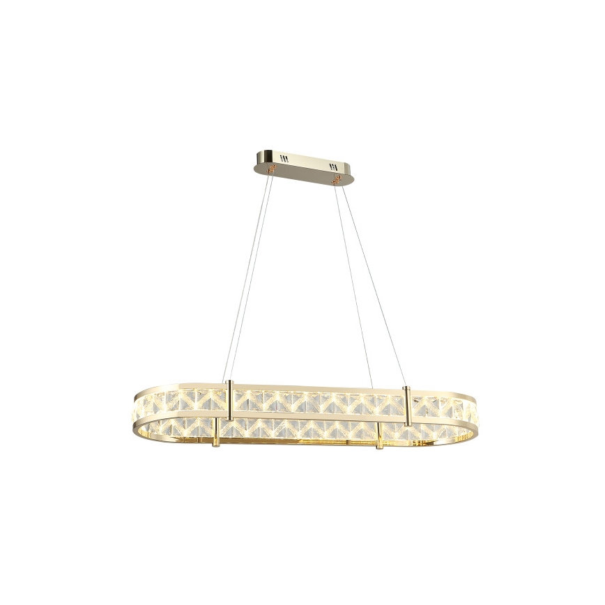 LED prigušivi kristalni luster na sajli ENRIQUE LED/50W//230V 3000-6000K + daljinski upravljač