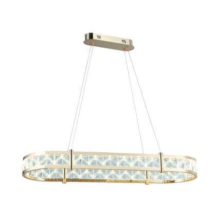 LED prigušivi kristalni luster na sajli ENRIQUE LED/50W//230V 3000-6000K + daljinski upravljač