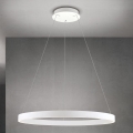 LED luster na sajli s mogućnošću prigušivanja KOLK LED/80W/230V 2700/3000/4000K Ø 80 cm bijela