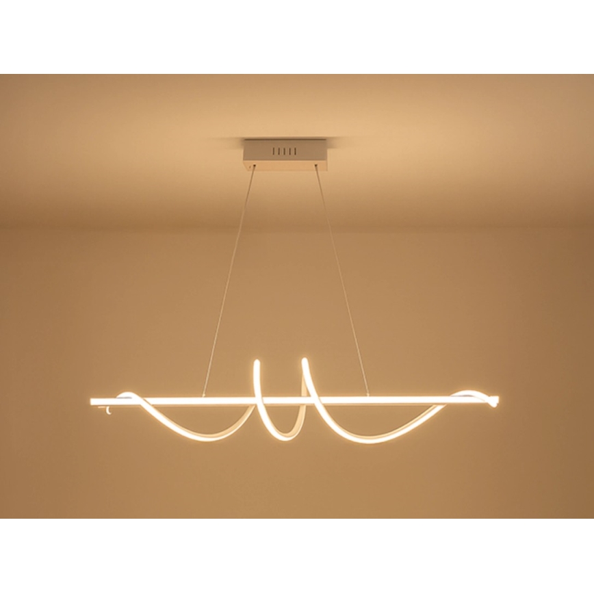 LED luster na sajli s mogućnošću prigušivanja LED/50W/230V 3000-6500K 100 cm + daljinski upravljač