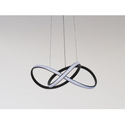 LED luster na sajli s mogućnošću prigušivanja LED/65W/230V 3000-6500K Ø 49 cm + daljinski upravljač