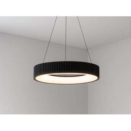 LED luster s mogućnošću prigušivanja na sajli LED/75W/230V 3000-6500K Ø 49 cm + daljinski upravljač