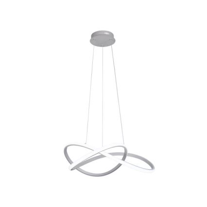 Prigušivi LED luster na sajli LED/85W/230V 3000-6500K Ø 60 cm + daljinski upravljač