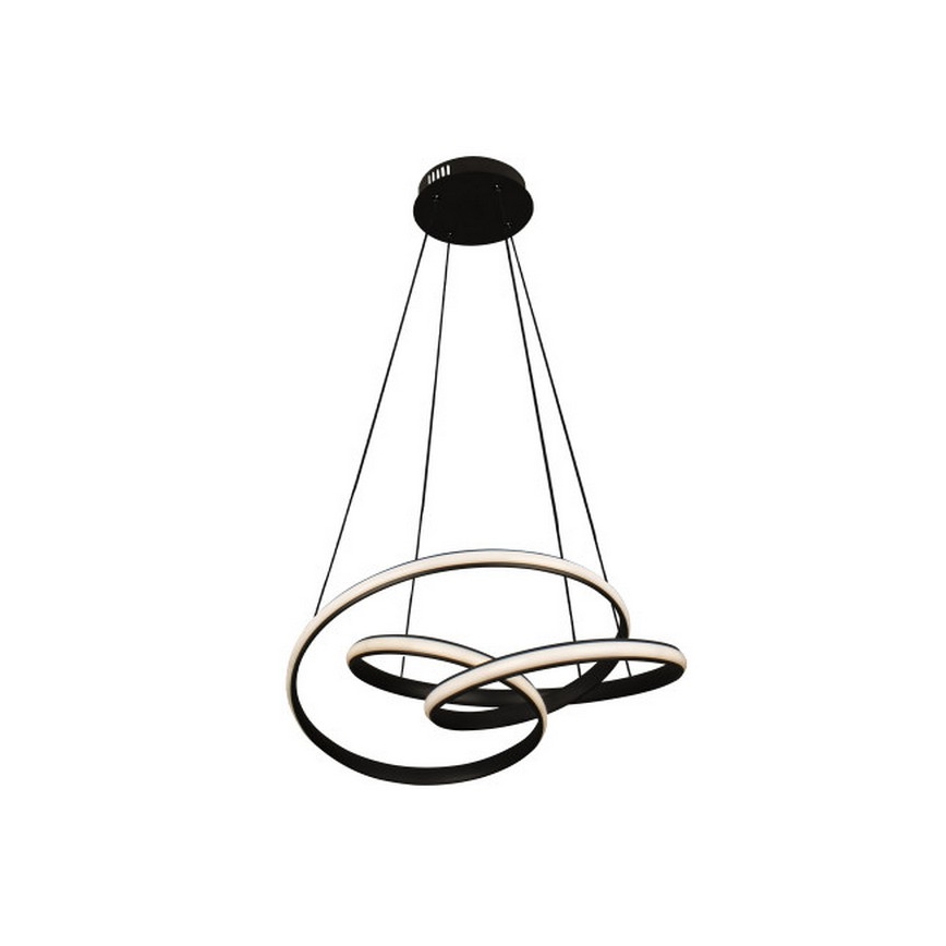 LED prigušivi luster na sajli, 85 W, 230 V, 3000–6500 K, ø 49 cm, s daljinskim upravljačem