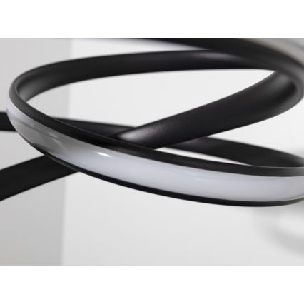 LED prigušivi luster na sajli, 85 W, 230 V, 3000–6500 K, ø 49 cm, s daljinskim upravljačem