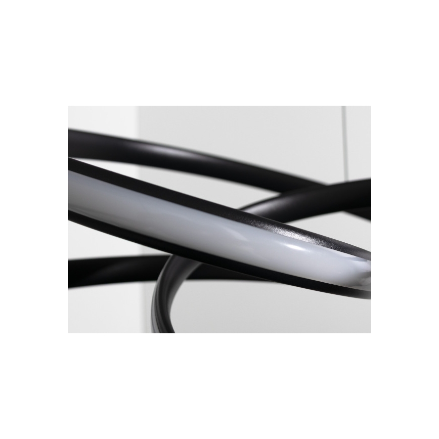 LED prigušivi luster na sajli, 85 W, 230 V, 3000–6500 K, ø 49 cm, s daljinskim upravljačem