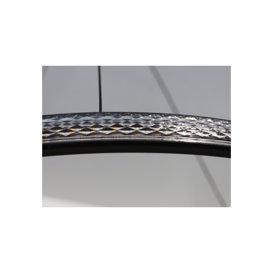 LED luster na sajli s prigušivanjem LED/32W/230V 3000-6500K Ø 60 cm + daljinski upravljač