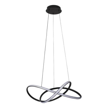 LED luster na sajli s prigušivanjem LED/85W/230V 3000-6500K Ø 60 cm + daljinski upravljač