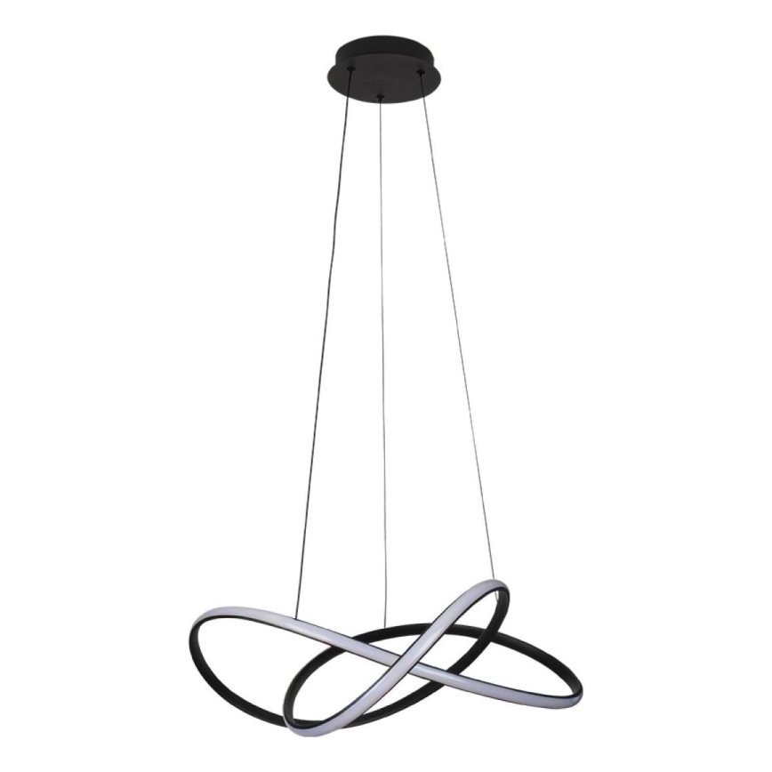 LED luster na sajli s prigušivanjem LED/85W/230V 3000-6500K Ø 60 cm + daljinski upravljač
