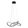 LED luster na sajli s prigušivanjem LED/85W/230V 3000-6500K Ø 60 cm + daljinski upravljač