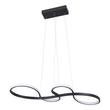 LED Luster na sajli SALSA LED/38W/230V 4000K crna