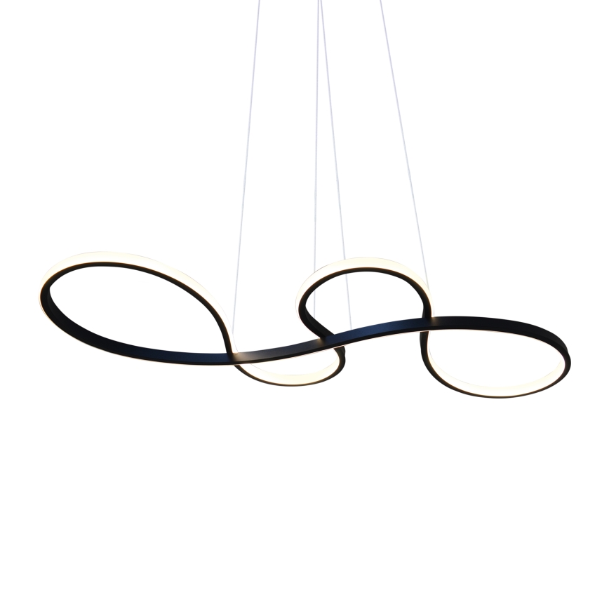 LED Luster na sajli SALSA LED/38W/230V 4000K crna