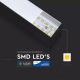 LED Luster na sajli SAMSUNG CHIP 1xLED/40W/230V 4000K crna
