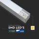 LED Luster na sajli SAMSUNG CHIP 1xLED/40W/230V 4000K srebrna