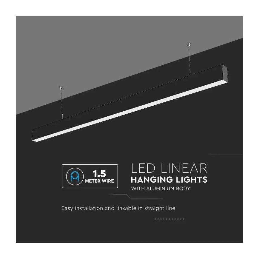 LED Luster na sajli SAMSUNG CHIP LED/40W/230V 3000K/4000K/6400K