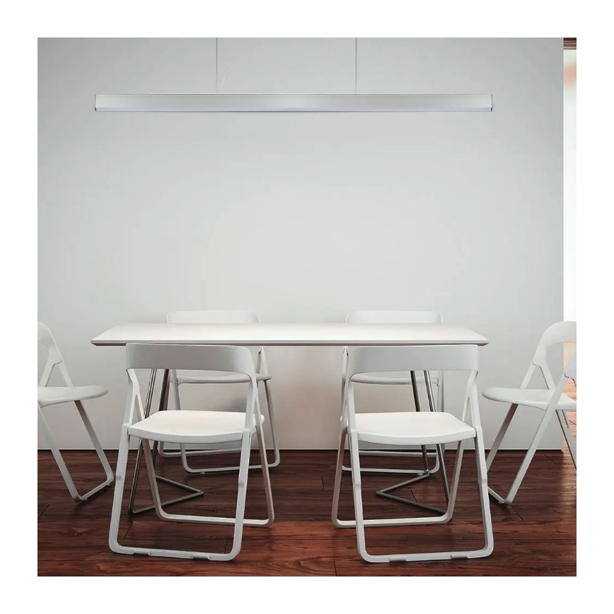 LED Luster na sajli SAMSUNG CHIP LED/40W/230V 4000K srebrna