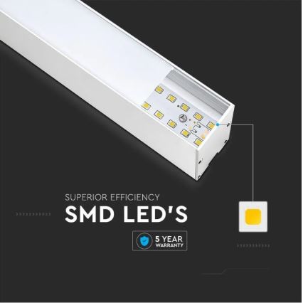 LED Luster na sajli SAMSUNG CHIP LED/40W/230V 6400K bijela