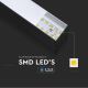 LED Luster na sajli SAMSUNG CHIP LED/40W/230V 6400K crna