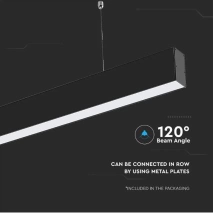 LED Luster na sajli SAMSUNG CHIP LED/40W/230V 6400K crna