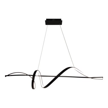 LED Luster na sajli SASH LED/36W/230V crna