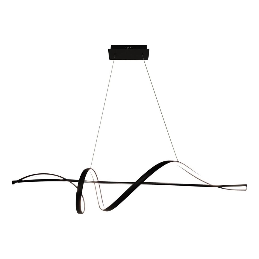 LED Luster na sajli SASH LED/36W/230V crna