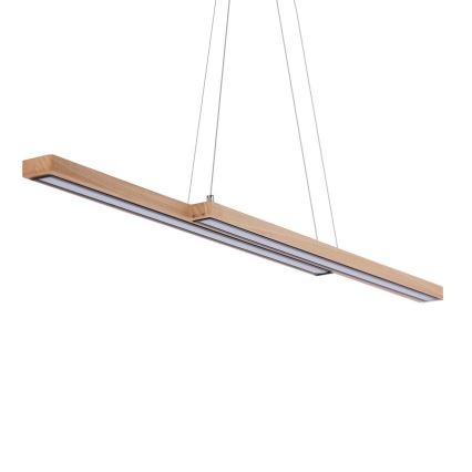 LED luster na sajli SENTO LED/19W/230V drvo