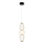LED luster na sajli SHINY LED/17W/230V bijela/zlatna