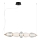 LED luster na sajli SHINY LED/23W/230V bijela/zlatna